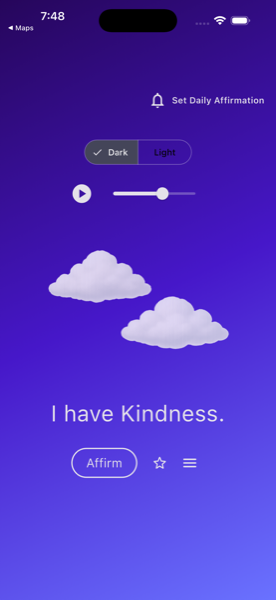 Daily Affirmations screenshot 1