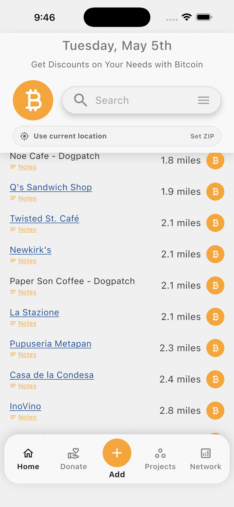 BitAgora app screenshot